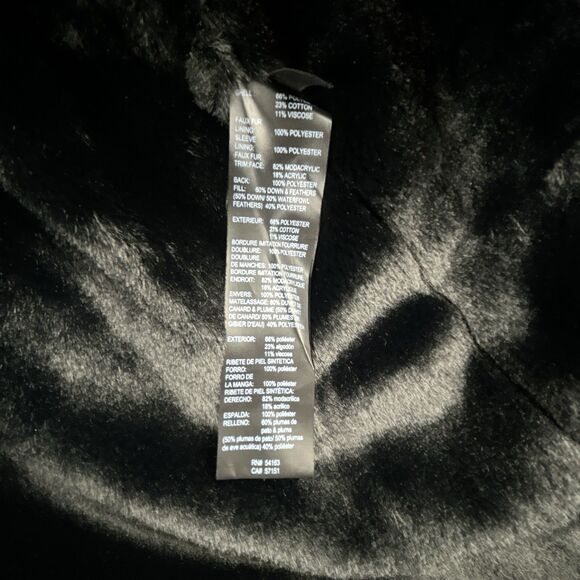 Karl Lagerfeld Paris Down Parka Mens Sz L Black Faux Fur Lined NWOT MSRP $695 - Picture 10 of 15